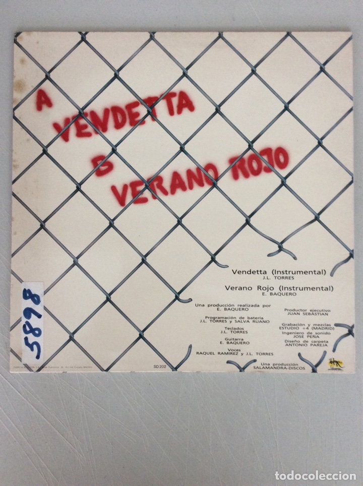 Discos de vinilo: Vendetta. Verano rojo. - Foto 2