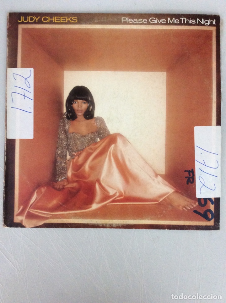 Discos de vinilo: Judy Cheeks. Please give me this night - Foto 1