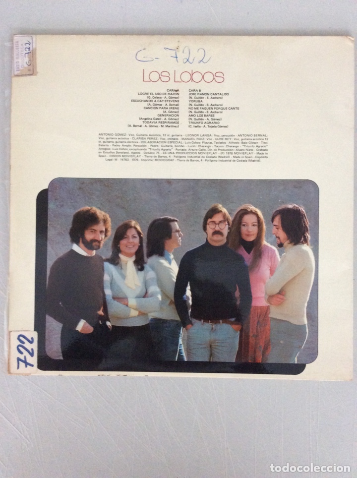 Discos de vinilo: ...y todav&iacute;a respiramos. Los Lobos - Foto 2