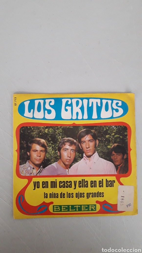 Discos de vinilo: LOS GRITOS. YO EN MI CASA Y ELLA EN EL BAR - Foto 1