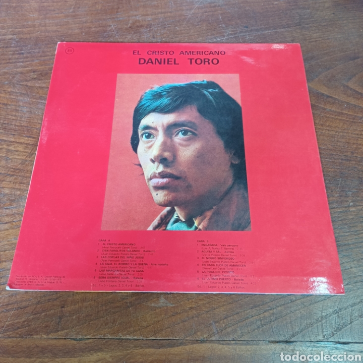 Discos de vinilo: DANIEL TORO - EL CRISTO AMERICANO ... - Foto 2