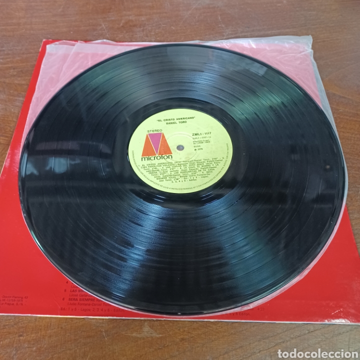 Discos de vinilo: DANIEL TORO - EL CRISTO AMERICANO ... - Foto 4