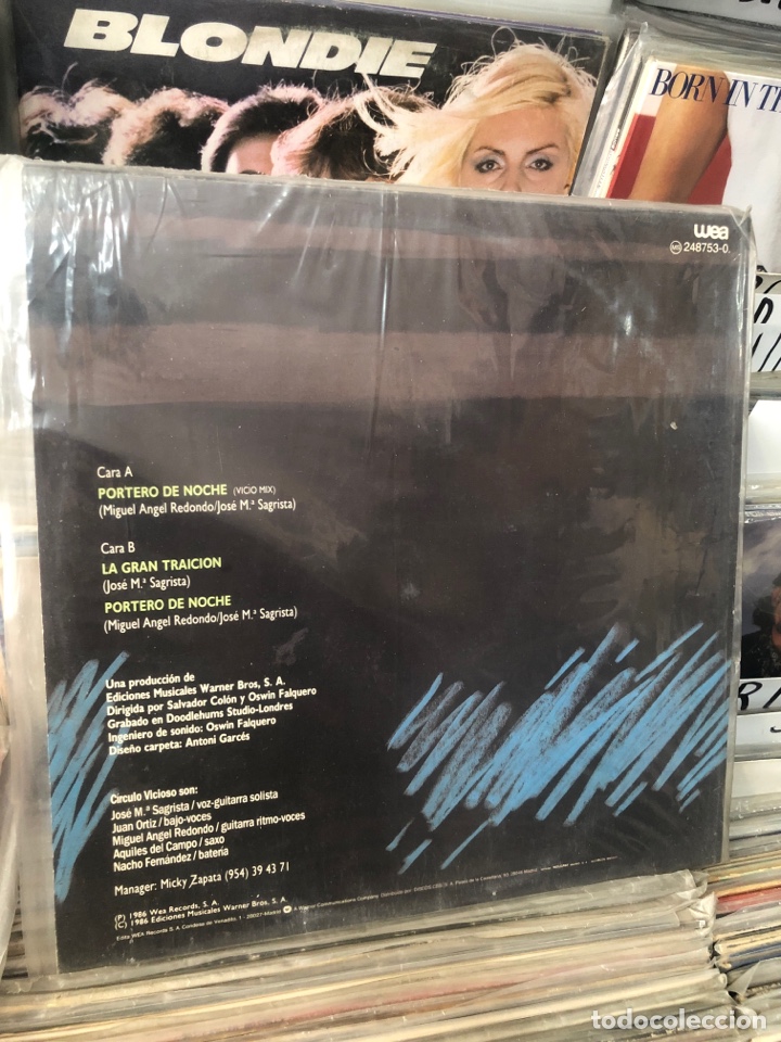 Discos de vinilo: c&iacute;rculo vicioso portero de noche - Foto 2
