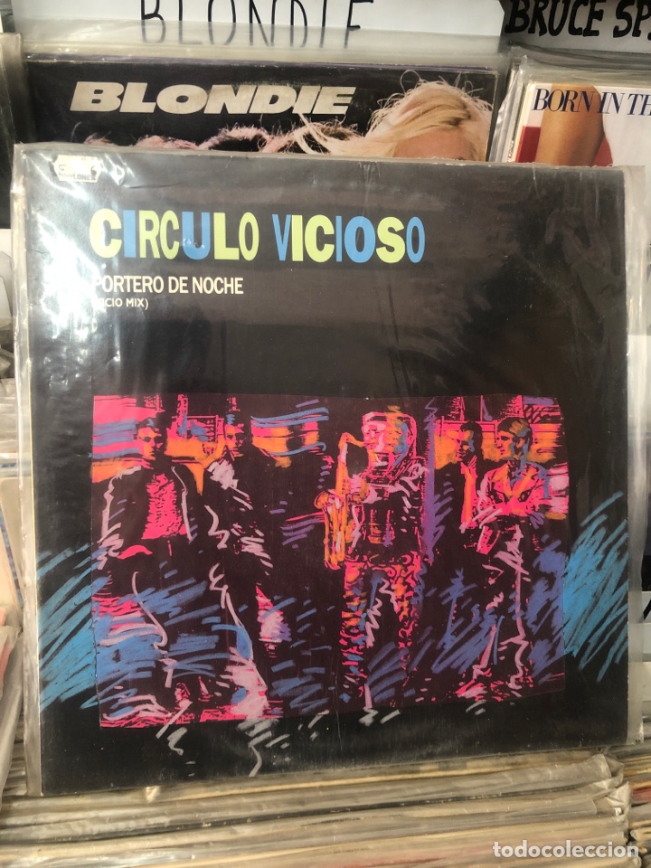 Discos de vinilo: c&iacute;rculo vicioso portero de noche - Foto 1