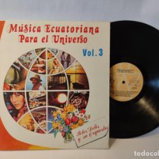 Discos de vinilo: MUSICA ECUATORIANA PARA EL UNIVERSO VOL. 3 - PETER DELIS Y SU ORQUESTA