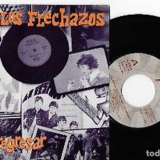 Discos de vinilo: LOS FLECHAZOS 7” SPAIN 45 QUIERO REGRESAR 1990 SINGLE VINILO POWER POP MOD ROCK DRO MUY BUEN ESTADO. Lote 285109693