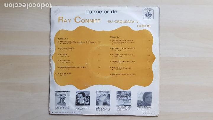 Discos de vinilo: RAY CONNIFF - LO MEJOR DE - LP VINILO - CBS - 1967 - Foto 2