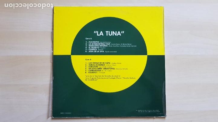 Discos de vinilo: LA TUNA - LP VINILO - CAUDAL - 1979 - Foto 2