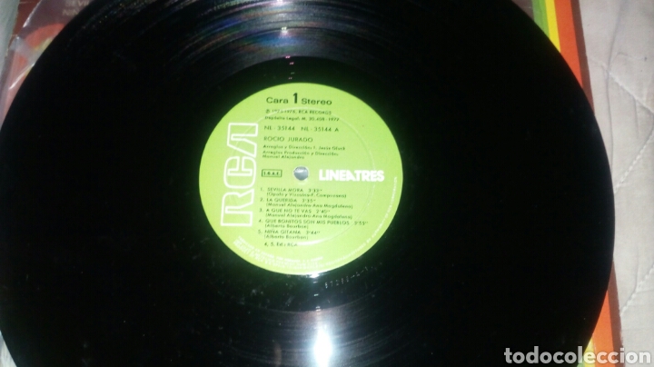 Discos de vinilo: ROC&Iacute;O JURADO - RCA LP L&Iacute;NEA TRES - Foto 2