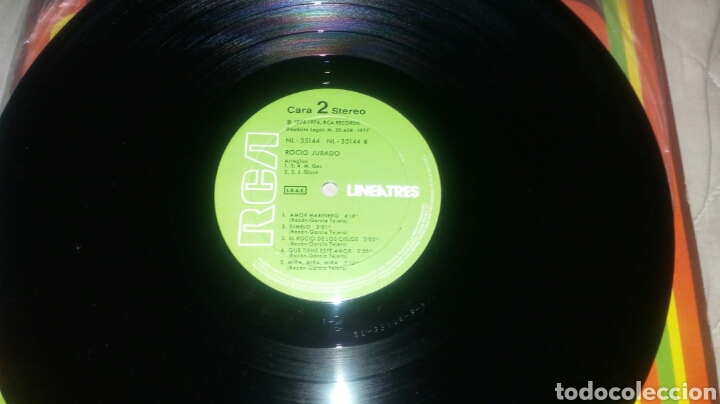 Discos de vinilo: ROC&Iacute;O JURADO - RCA LP L&Iacute;NEA TRES - Foto 3
