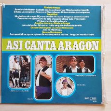 Discos de vinilo: ASI CANTA ARAGON - LP VINILO - BELTER - 1976