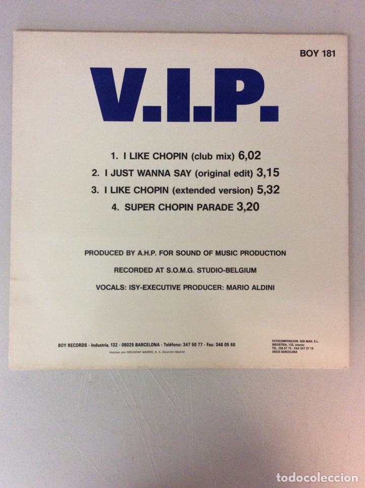 Discos de vinilo: V.I.P. I like Chopin - Foto 2