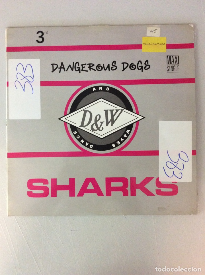 Discos de vinilo: 3rd Dangerous dogs. Sharks. D&W. Dance & Waves - Foto 1