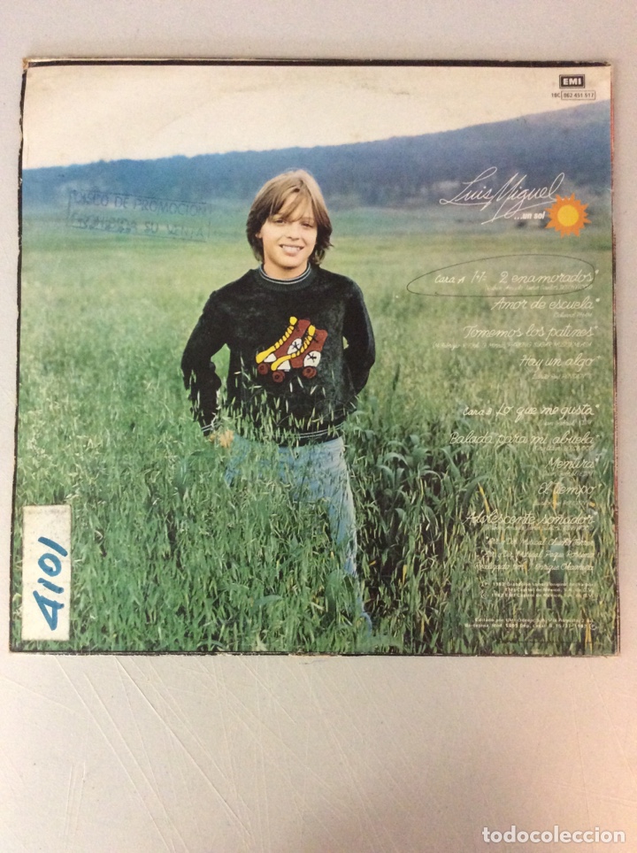 Discos de vinilo: Luis Miguel ...un sol. Ex Menudo - Foto 2