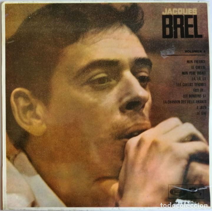 Discos de vinilo: Jacques Brel, Volumen 4, Barclay M-24.008 - Foto 1
