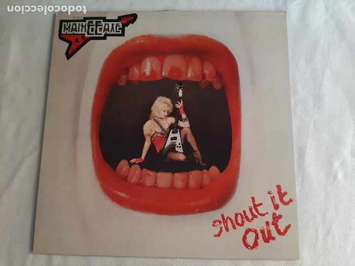Discos de vinilo: MAINEEAXE -SHOUT IT OUT- (1984) LP DISCO VINILO - Foto 1