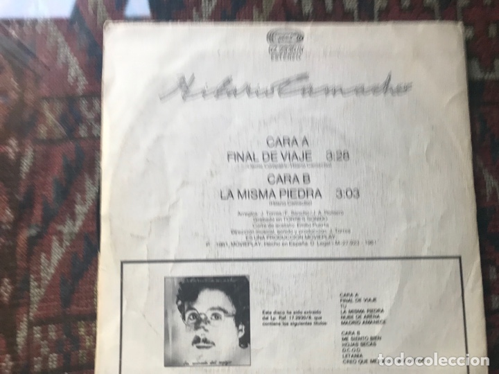 Discos de vinilo: Hilario Camacho final de viaje - Foto 2