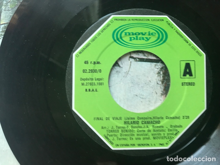 Discos de vinilo: Hilario Camacho final de viaje - Foto 3