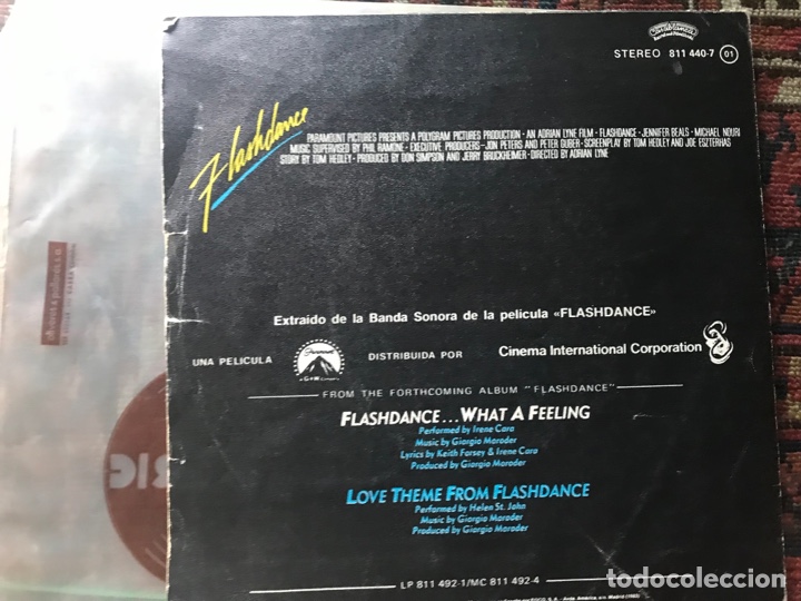 Discos de vinilo: Irene cara. FlashDance - Foto 2