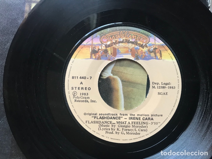 Discos de vinilo: Irene cara. FlashDance - Foto 3