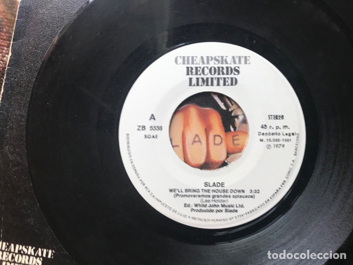 Discos de vinilo: Slade. We&rsquo;ll bring The house down - Foto 3