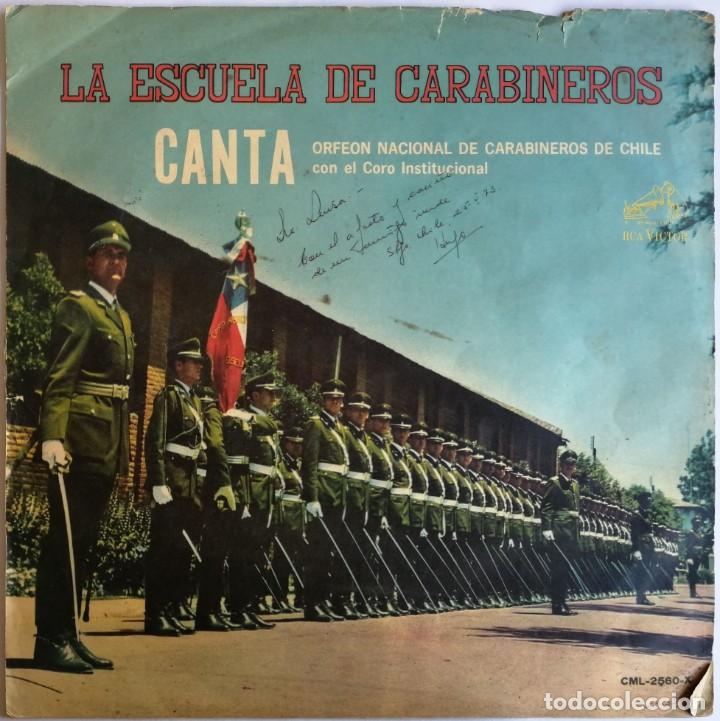 Dischi in vinile: Orfeon Nacional de Carabineros de Chile, La Escuela de Carabineros Canta, RCA Victor CML-2560-X