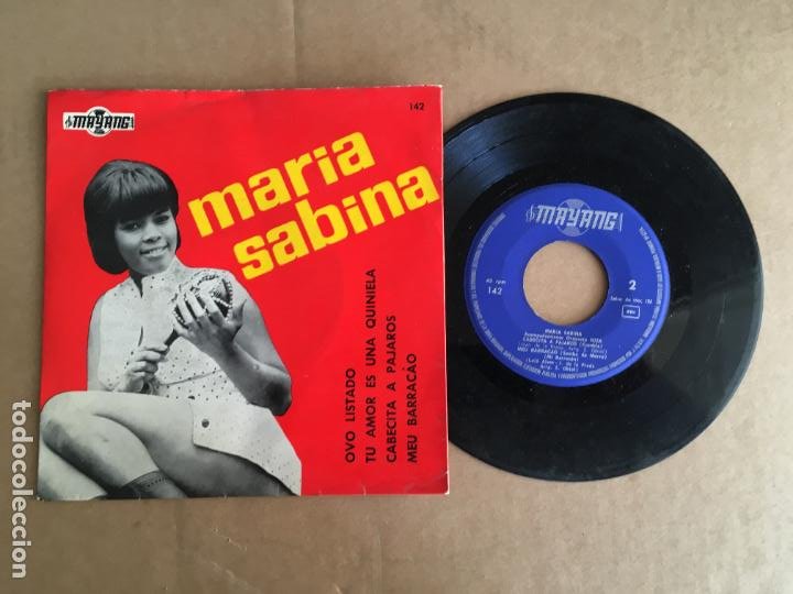 MARIA SABINA OVO LISTADO BOSSA NOVA EP VINILO ORIGINAL ESPAÑOL 1967 PERFECTO ESTADO SIN USO (Música - Discos de Vinilo - EPs - Otros estilos)