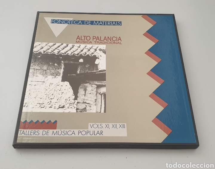 Discos de vinilo: CAJA 3 LPs FONOTECA DE MATERIALS ALTO PALANCIA MUSICA TRADICIONAL (D. Mediterrania, 1988) NUEVA!!