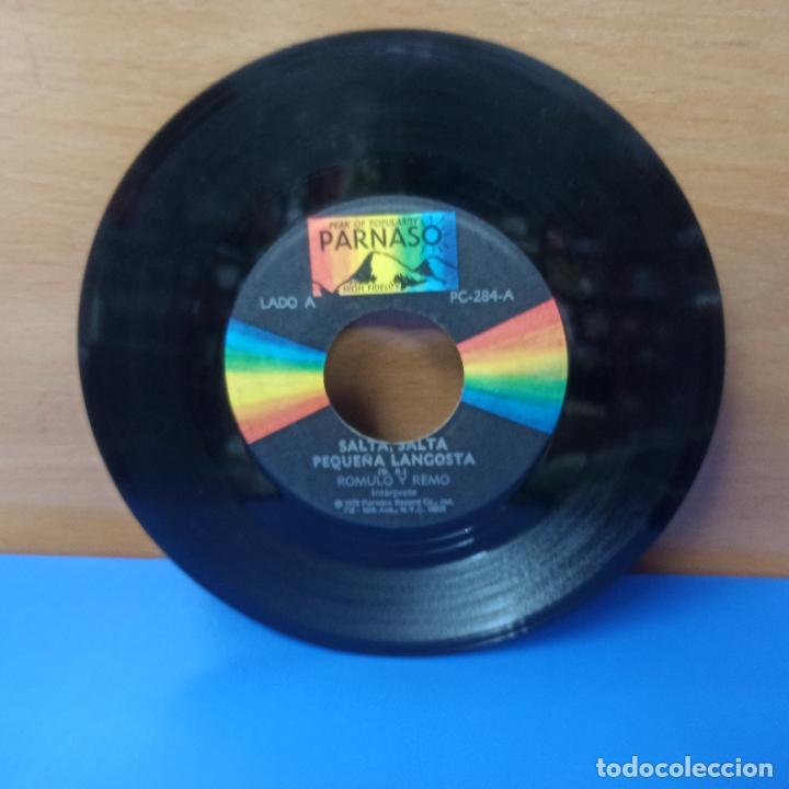 Disques de vinyle: SINGLE DISCO DE VINILO - ROMULO Y REMO - SALTA, SALTA PEQUE&Ntilde;A LANGOSTA NO BUSQUES FLORES EN EL CIELO