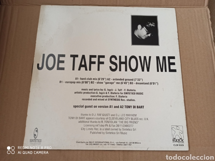Discos de vinilo: Joe Taff - Show Me (12&rdquo;) - Foto 2