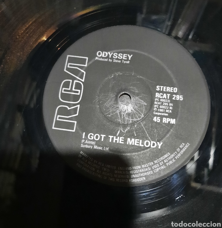 Discos de vinilo: Odyssey - Easy come, Easy go / Hold de mota down - Foto 3