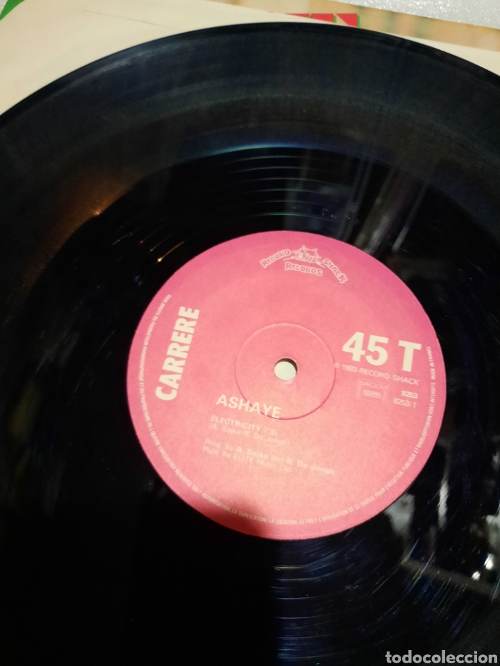 Discos de vinilo: Ashaye - electricity - Foto 2