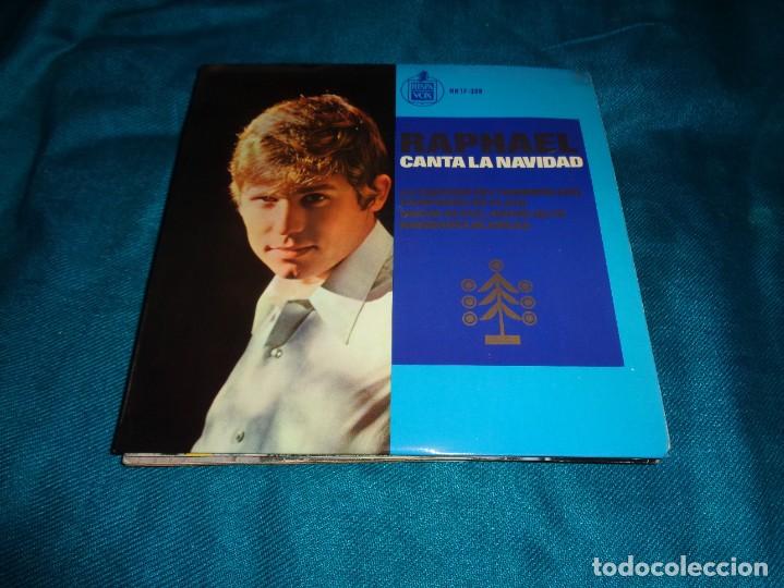 Discos de vinilo: RAPHAEL CANTA LA NAVIDAD. EP. HISPAVOX, 1965. IMPECABLE - Foto 1
