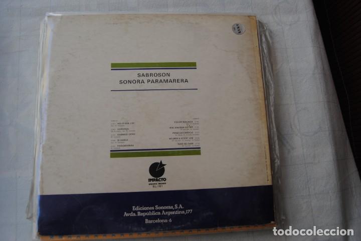 Discos de vinilo: sonora paramarera. sabroson. impacto 1975. lp - Foto 2