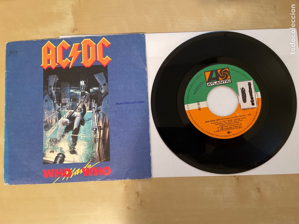 AC/DC - WHO MADE WHO - SINGLE PROMO 7” SPAIN 1986 ACDC AC DC (Música - Discos - Singles Vinilo - Heavy - Metal)