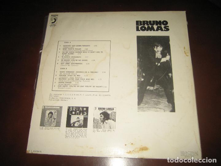 Discos de vinilo: BRUNO LOMAS - ED. ESPA&Ntilde;OLA 1976 - Foto 2