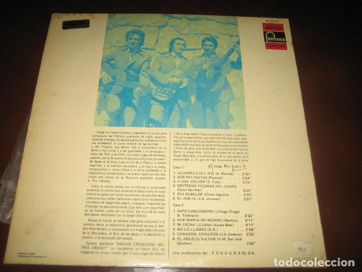 Discos de vinilo: TRIO SIBONEY - 1972 - Foto 2