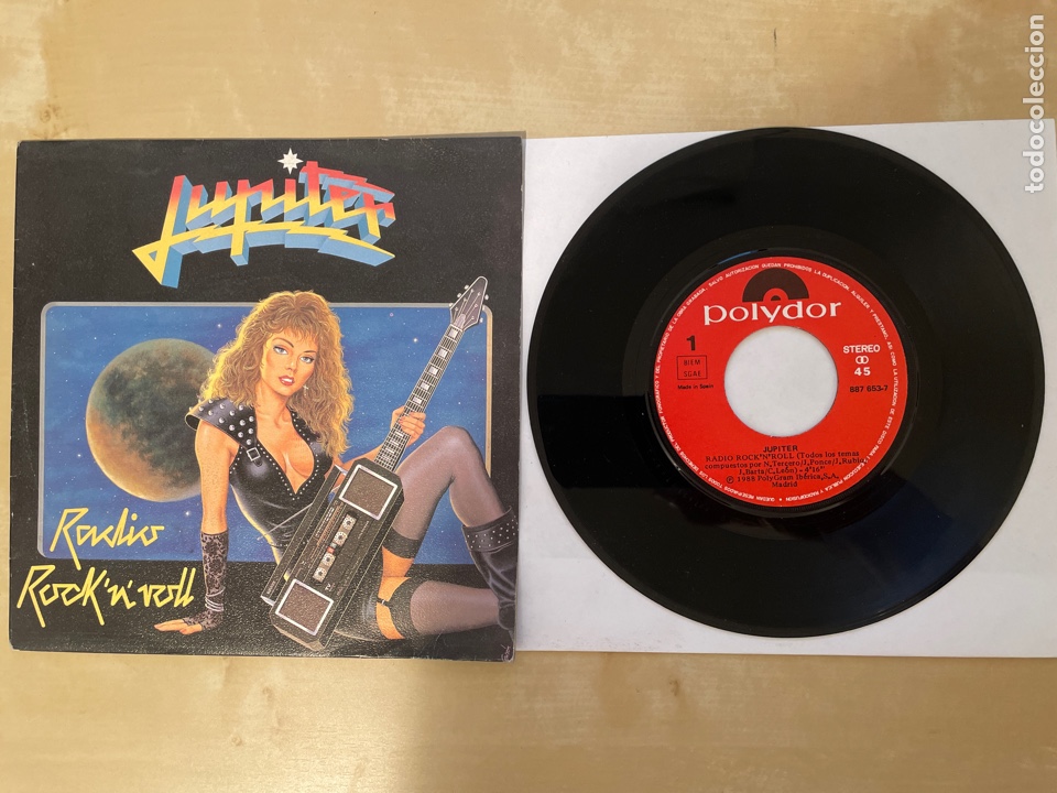 Discos de vinilo: Jupiter - Radio / Rock n Roll - SINGLE VINILO 1988 - SPAIN - Foto 1 - 285812808