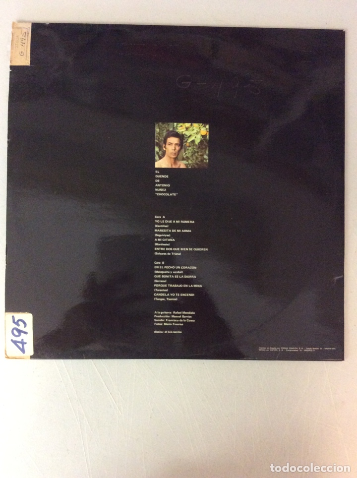 Discos de vinilo: El duende de Antonio Nu&ntilde;ez &ldquo;chocolate&rdquo; - Foto 2