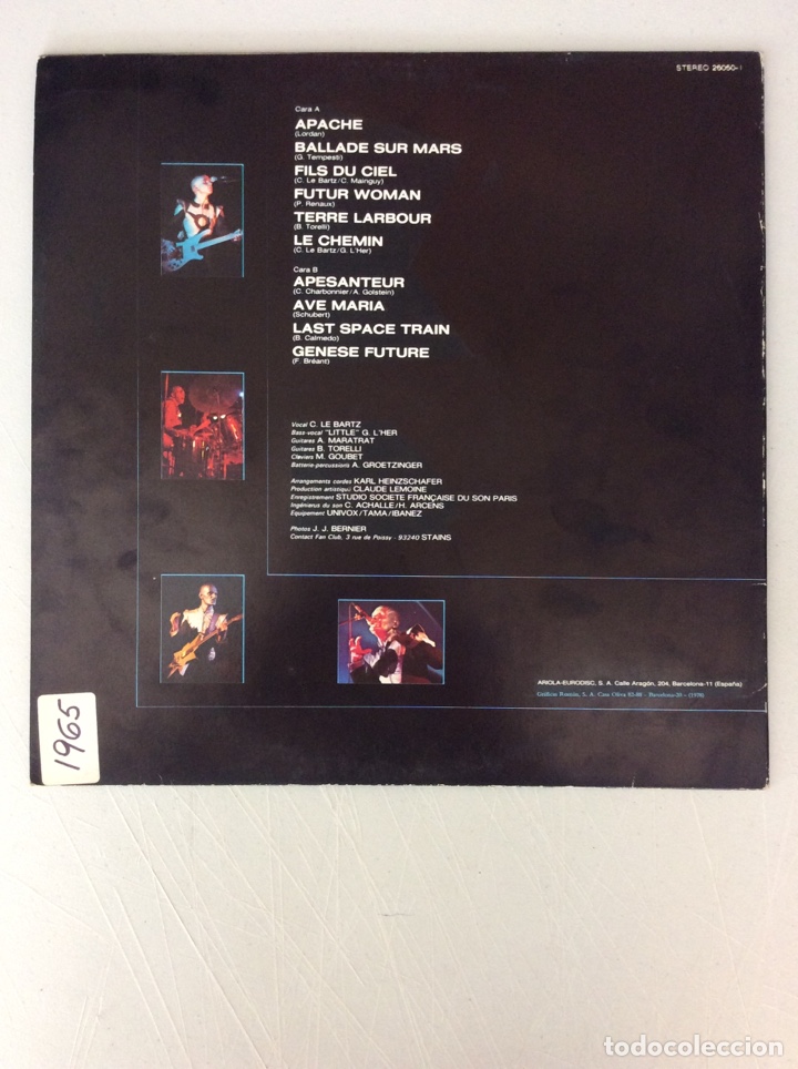 Discos de vinilo: Rockets. Apache... - Foto 2