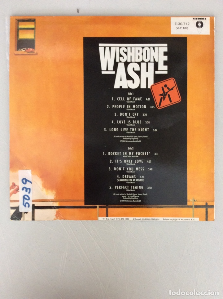 Discos de vinilo: Raw to the bone. Wishbone ash - Foto 2