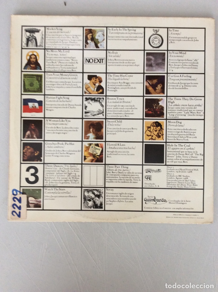 Discos de vinilo: The Pentangle. Sweet child. Dos discos. Doble LP - Foto 2