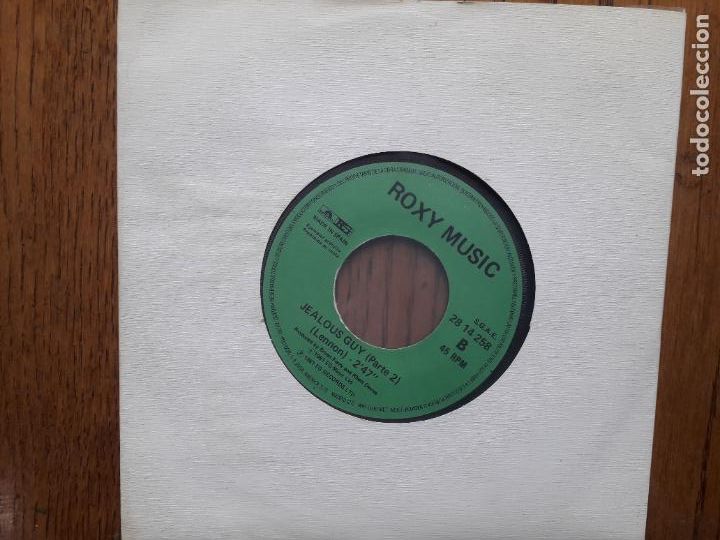 Discos de vinilo: Roxy music - jealousy guy (part 1 + part 2) - Foto 2