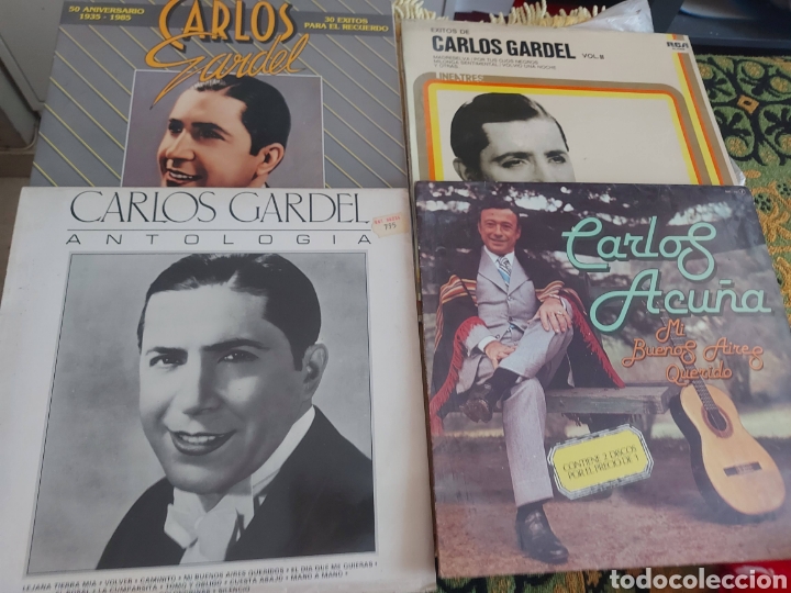 Discos de vinilo: Lote vinilos Carlos Gardel - Foto 1