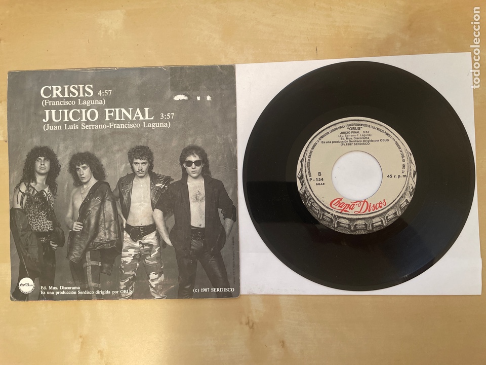 Discos de vinilo: Obus - Crisis - Single Promo 1987 - SPAIN - Foto 3 - 286010958
