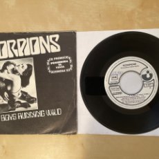 Discos de vinilo: SCORPIONS - BAD BOYS RUNNING WILD - SINGLE PROMO 1984 - SPAIN. Lote 286052603