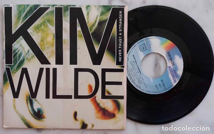 Discos de vinilo: KIM WILDE, NEVER TRUST A STRANGER. SINGLE FRANCIA - Foto 1