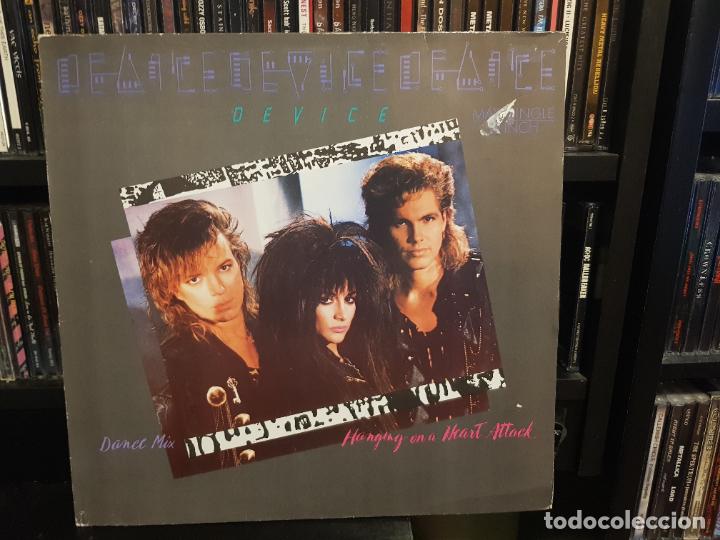 Discos de vinilo: DEVICE - HANGING ON A HEART ATTACK (DANCE MIX) - Foto 1