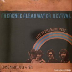 Discos de vinilo: CREEDENCE CLEARWATER REVIVAL – LIVE AT FILMORE WEST - CLOSE NIGHT JULY 4,1971 - BLACK VINYL- SELLADO. Lote 286165923