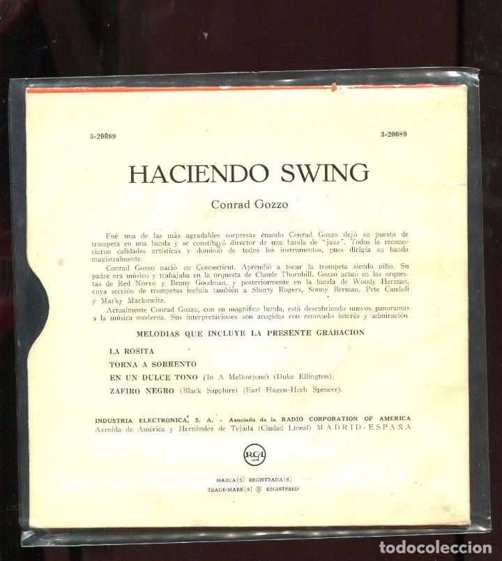 Discos de vinilo: Conrad Gozzo y sus Swinging Strings. RCA. Spain perfecto - Foto 2